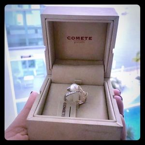✨Comete gioielli 💍 ✨white gold pearl and diamonds